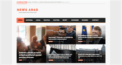 Desktop Screenshot of newsarad.ro